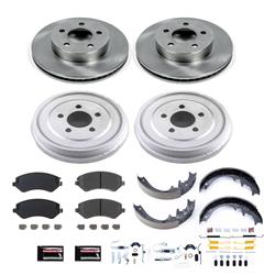 PowerStop Autospecialty Stock Replacement Disc and Drum Brake Kits for 2002 LIBERTY - KOE15216DK