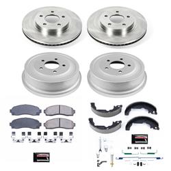 PowerStop Autospecialty Stock Replacement Disc and Drum Brake Kits for 2005-2006 EQUINOX, 2006 TORRENT - KOE15218DK