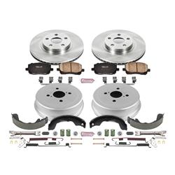 PowerStop Autospecialty Stock Replacement Disc and Drum Brake Kits for 2003-2008 MATRIX, VIBE - KOE15220DK