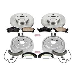 PowerStop Autospecialty Stock Replacement Disc and Drum Brake Kits for 2003-2005 CAVALIER, SUNFIRE - KOE15221DK