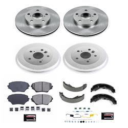 PowerStop Autospecialty Stock Replacement Disc and Drum Brake Kits for 2003-2005 RAV4 - KOE15229DK
