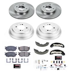 PowerStop Autospecialty Stock Replacement Disc and Drum Brake Kits for 2006-2011 ACCENT, RIO, RIO5 - KOE15240DK
