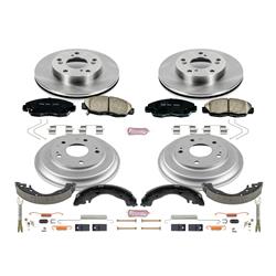 PowerStop Autospecialty Stock Replacement Disc and Drum Brake Kits for 2012-2015 CIVIC - KOE15242DK