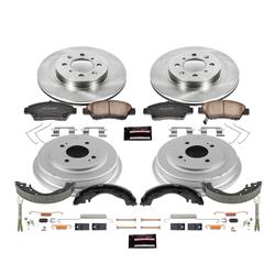 PowerStop Autospecialty Stock Replacement Disc and Drum Brake Kits for 2009-2014 FIT - KOE15245DK