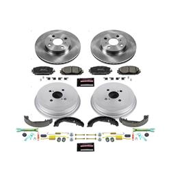 PowerStop Autospecialty Stock Replacement Disc and Drum Brake Kits for 2007-2015 YARIS - KOE15249DK