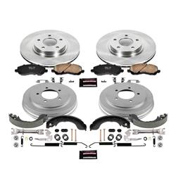 PowerStop Autospecialty Stock Replacement Disc and Drum Brake Kits KOE15250DK