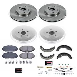 PowerStop Autospecialty Stock Replacement Disc and Drum Brake Kits for 2009-2019 COROLLA - KOE15260DK