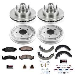 PowerStop Autospecialty Stock Replacement Disc and Drum Brake Kits for 1987-1989 F-150 - KOE15456DK