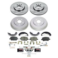 PowerStop Autospecialty Stock Replacement Disc and Drum Brake Kits for 2018-2020 SONIC - KOE15487DK