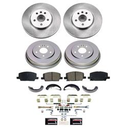 PowerStop Autospecialty Stock Replacement Disc and Drum Brake Kits for 2018-2022 TRAX - KOE15489DK