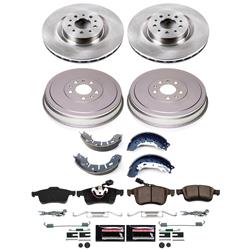 PowerStop Autospecialty Stock Replacement Disc and Drum Brake Kits for 2015-2022 PROMASTER CITY - KOE15491DK