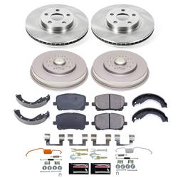 PowerStop Autospecialty Stock Replacement Disc and Drum Brake Kits for 2003-2006 MATRIX, VIBE - KOE15536DK