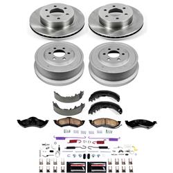 PowerStop Autospecialty Stock Replacement Disc and Drum Brake Kits for 1998-1999 DURANGO - KOE15540DK