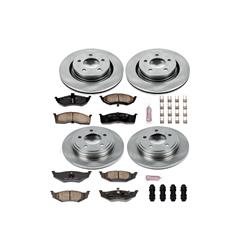 PowerStop Z17 Evolution Plus Stock Replacement Brake Kits for 1999-2002 300M, 2001 LHS - KOE1701