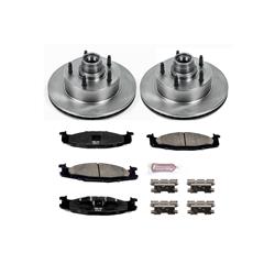 PowerStop Z17 Evolution Plus Stock Replacement Brake Kits for 1994-2001 E-150 ECONOLINE, 1994-1996 F-150 - KOE1831