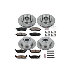 PowerStop Z17 Evolution Plus Stock Replacement Brake Kits for 2004-2008 F-150, 2006-2008 MARK LT - KOE1940