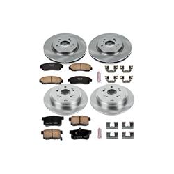 PowerStop Z17 Evolution Plus Stock Replacement Brake Kits for 2007-2011 CR-V, 2010-2012 RDX - KOE229