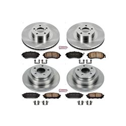 PowerStop Z17 Evolution Plus Stock Replacement Brake Kits for 2005-2006 9-2X, 2004-2008 FORESTER, 2003-2005 IMPREZA - KOE2376