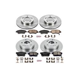 PowerStop Z17 Evolution Plus Stock Replacement Brake Kits for 2004-2005 CIVIC, 2002-2006 RSX - KOE2387