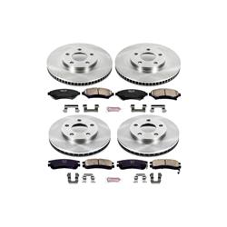 PowerStop Z17 Evolution Plus Stock Replacement Brake Kits for 2000-2005 BONNEVILLE, LESABRE - KOE2556