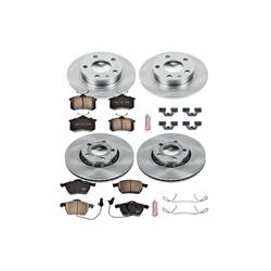 PowerStop Z17 Evolution Plus Stock Replacement Brake Kits for 2002-2006 A4, 2002-2005 A4 QUATTRO - KOE2741