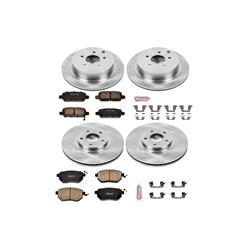 PowerStop Z17 Evolution Plus Stock Replacement Brake Kits for 2003-2005 FX35, FX45, 2003-2011 MURANO - KOE2767