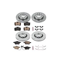 PowerStop Z17 Evolution Plus Stock Replacement Brake Kits for 2002-2006 A4, A4 QUATTRO - KOE2777