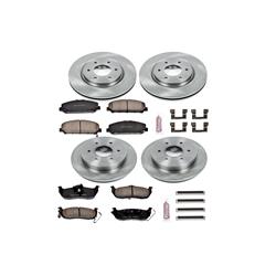 PowerStop Z17 Evolution Plus Stock Replacement Brake Kits for 2008-2010 TITAN, QX56, 2007-2011 ARMADA - KOE2805