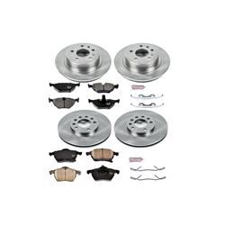 PowerStop Z17 Evolution Plus Stock Replacement Brake Kits for 1999 9-5 - KOE2808