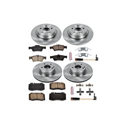 PowerStop Z17 Evolution Plus Stock Replacement Brake Kits for 2006 S350, 2004-2006 S500 - KOE2817