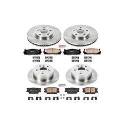 PowerStop Z17 Evolution Plus Stock Replacement Brake Kits for 2008-2012 AVALON, 2007-2011 CAMRY, 2007-2012 ES350 - KOE2822