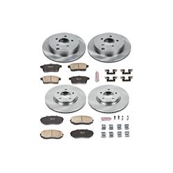 PowerStop Z17 Evolution Plus Stock Replacement Brake Kits for 2007-2009 EDGE, 2007-2008 MKX - KOE2830