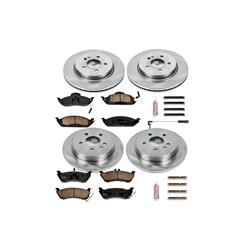PowerStop Z17 Evolution Plus Stock Replacement Brake Kits for 1998-2003 ML320, 2003-2005 ML350, 1999 ML430 - KOE2833
