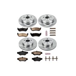 PowerStop Z17 Evolution Plus Stock Replacement Brake Kits for 1996-1997 CROWN VICTORIA, GRAND MARQUIS, TOWN CAR - KOE2859