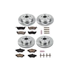 PowerStop Z17 Evolution Plus Stock Replacement Brake Kits for 1996-1997 CROWN VICTORIA, GRAND MARQUIS, TOWN CAR - KOE2860