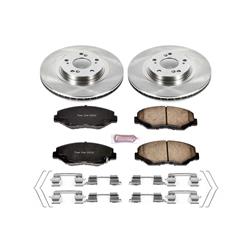PowerStop Z17 Evolution Plus Stock Replacement Brake Kits for 2012-2015 CIVIC, 2005-2006 CR-V, 2013-2015 ILX - KOE3055