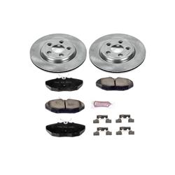 PowerStop Z17 Evolution Plus Stock Replacement Brake Kits for 2004 XJ8, VANDEN PLAS, 2003-2005 S-TYPE - KOE3141