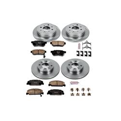 PowerStop Z17 Evolution Plus Stock Replacement Brake Kits for 1989 CRX - KOE399