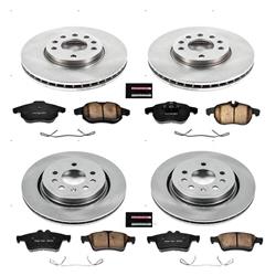 PowerStop Z17 Evolution Plus Stock Replacement Brake Kits for 2003-2011 9-3 - KOE4054