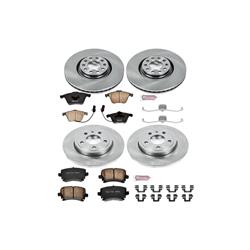 PowerStop Z17 Evolution Plus Stock Replacement Brake Kits for 2005-2009 A4, A4 QUATTRO - KOE4065