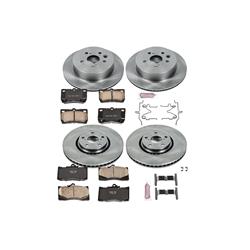 PowerStop Z17 Evolution Plus Stock Replacement Brake Kits for 2007-2011 GS350 - KOE4071