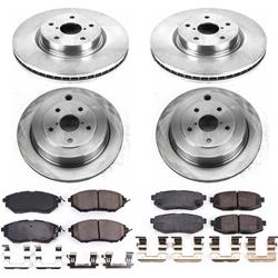 PowerStop Z17 Evolution Plus Stock Replacement Brake Kits for 2006-2007 B9 TRIBECA, 2008-2014 TRIBECA - KOE4088