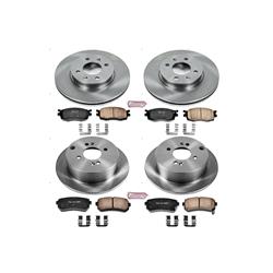 PowerStop Z17 Evolution Plus Stock Replacement Brake Kits for 2006-2011 RIO5, RIO, 2006-2007 ACCENT - KOE4091