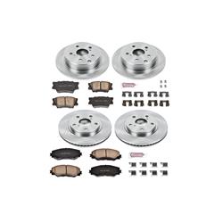 PowerStop Z17 Evolution Plus Stock Replacement Brake Kits for 2010-2012 HS250H, 2006-2018 RAV4 - KOE4100
