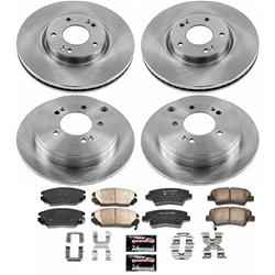 PowerStop Z17 Evolution Plus Stock Replacement Brake Kits for 2007-2009 AMANTI - KOE4127