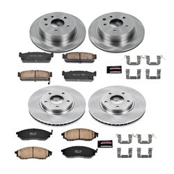 PowerStop Z17 Evolution Plus Stock Replacement Brake Kits for 2003-2004 M45, 2002-2006 Q45 - KOE4313