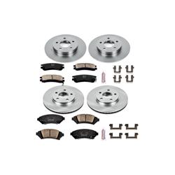 PowerStop Z17 Evolution Plus Stock Replacement Brake Kits for 2005 BONNEVILLE, LESABRE, PARK AVENUE - KOE4379