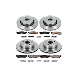 PowerStop Z17 Evolution Plus Stock Replacement Brake Kits for 2004 RAM 1500 - KOE4385