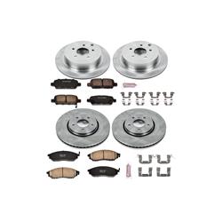 PowerStop Z17 Evolution Plus Stock Replacement Brake Kits for 2005-2008 FX35, FX45 - KOE4477