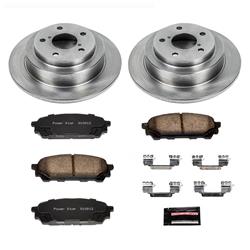 PowerStop Z17 Evolution Plus Stock Replacement Brake Kits for 2005-2006 9-2X, 2004-2008 FORESTER, 2003-2007 IMPREZA - KOE447